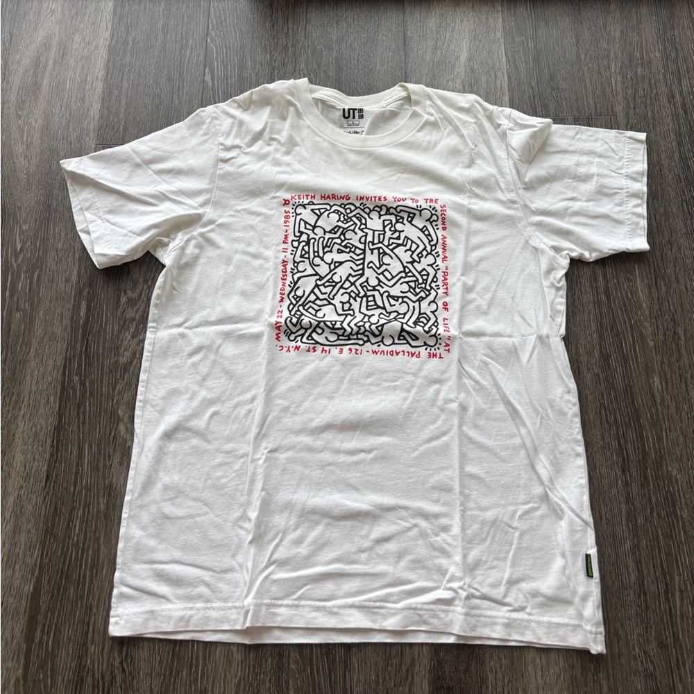 Men's Uniqlo Keith Haring Shirt Size L